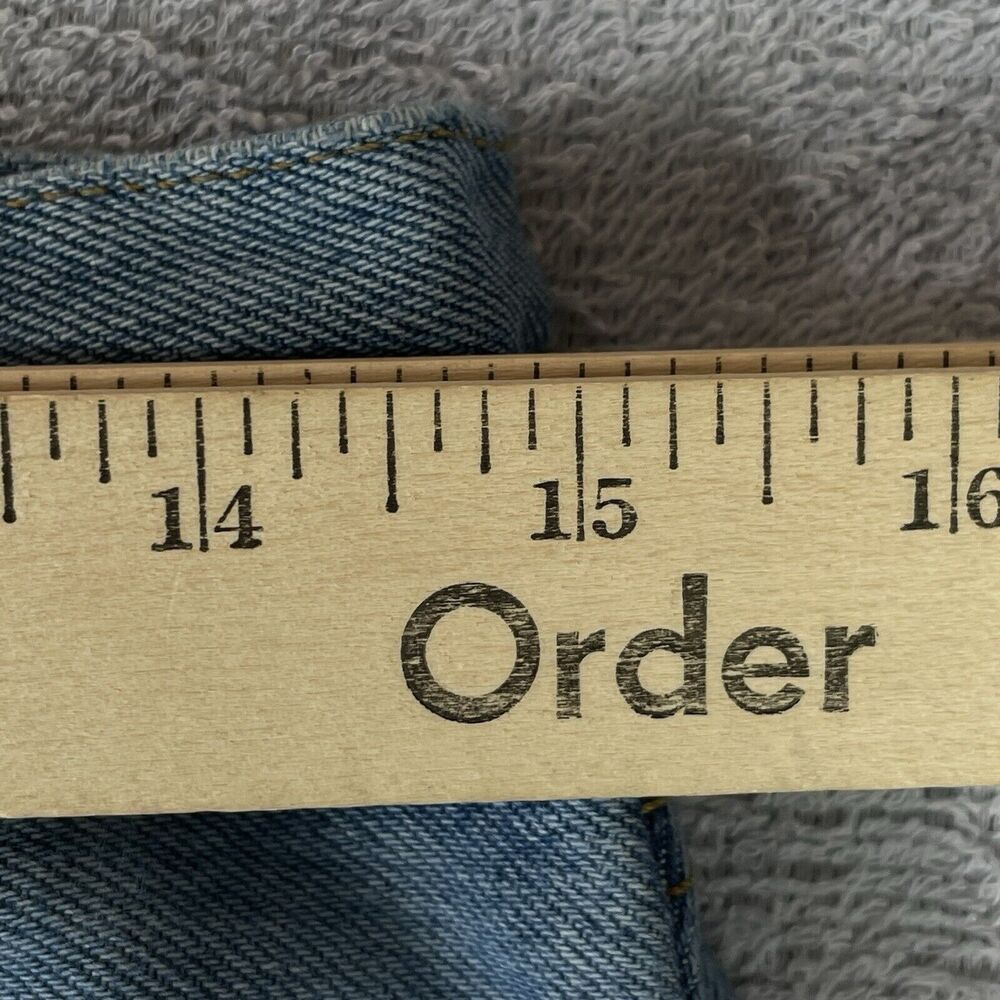 Levi's Premium 501 '90s Selvedge Jeans Women's W28 L32 Big E Destroyed Mid-Rise - Picture 12 of 16